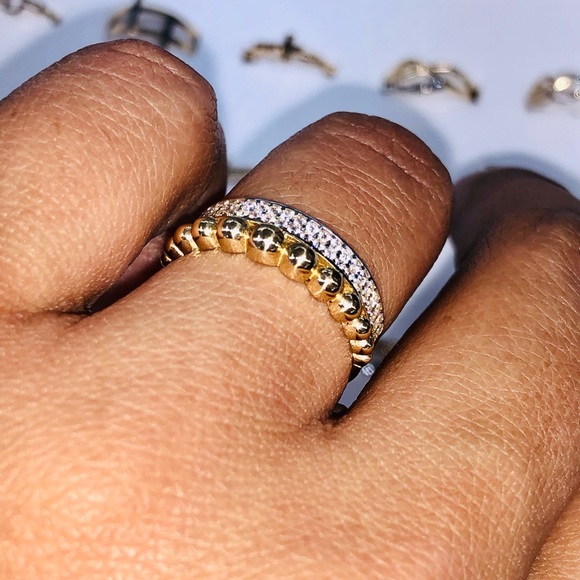 14k solid real gold wedding engagement ring band exquisite design FREE Appraisal - Picture 4 of 4